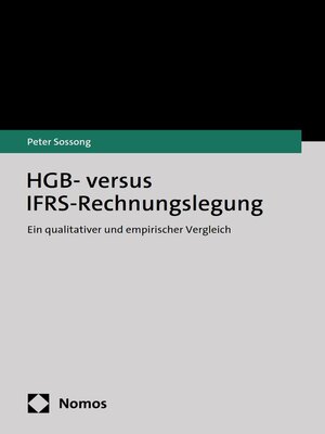 cover image of HGB- versus IFRS-Rechnungslegung